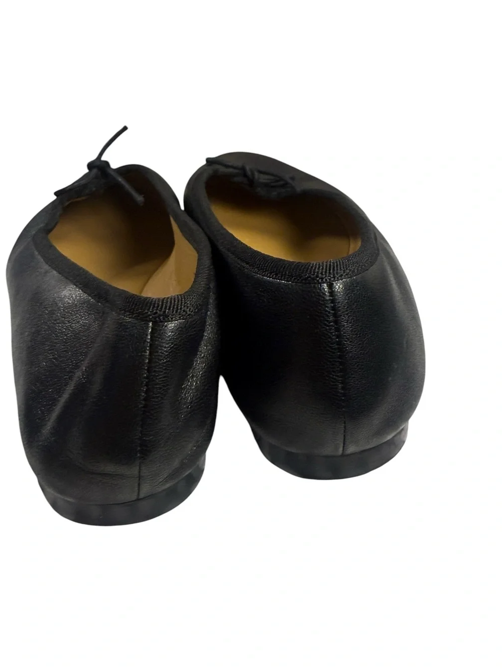Madewell April Black Leather Women’s Ballet Flat 7.5